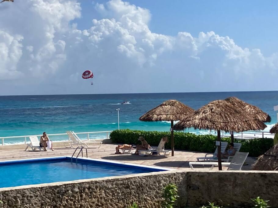 Cancun Oceanfront, Entire Apartment Ngoại thất bức ảnh